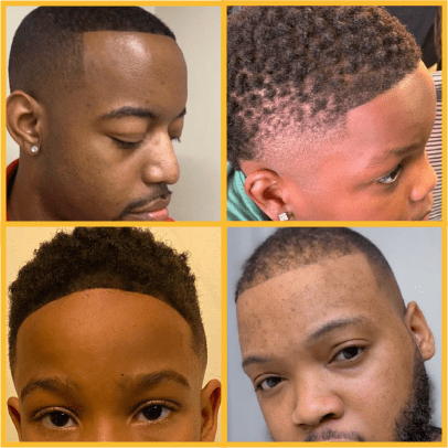 Pictures of haircuts nicholas carter has done for his clients for mobile barbershop of virginia beach